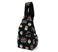 Mochila Cruzada Graciosa Y Linda Vaca De Las Tierras Altas Sling Bag Ligera Bolso Pecho Hombres Y Mujeres Crossbody Para Uso Diario Viaje