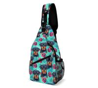 Mochila Cruzada Lindo Cachorro De Perro De Granja, Animal Perezoso Sling Pecho Bolsas Bandolera Comodidad Bolso Pecho Estilo Crossbody Para Uso Diario Viaje