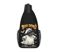 Mochila Cruzada Personalizada y Divertida Moo Deng Meme Sling para Hombres Bolsas de Hombro para Senderismo