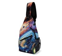 Mochila Cruzada Planeta Alucinante Del Espacio Exterior Sling Pecho Bolsas Bandolera Estilo Sling Bag Ligera Bolso Pecho Para Deporte Viaje