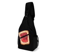 Mochila Cruzada Tostada Con Mermelada Antirrobo Bolsa De Pecho Ligero Mochila Pecho Para Mujer Escolar Tactica 19X39Cm