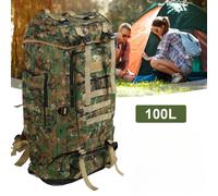mochila de 100 litros una capacidad expandible y un diseño ergonómico, ideal para cazar, hacer senderismo y acampar. mochila de gran capacidad.