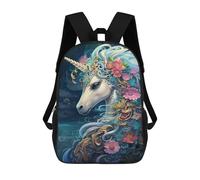 Mochila De 17 Pulgadas Magical Unicorn Fantasy Art, Mochila Escolar Impresa En 3D, Bolsa Para El Almuerzo Escolar, Mochila De Viaje, Mochila Para Amigos Para Niñas Y Niños.