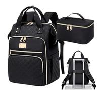 Mochila de almuerzo de 28 L para mujer, mochila de almuerzo para laptop, tela impermeable, práctica y elegante para el trabajo, picnic, playa, camping, viajes, actividades al aire libre