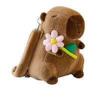Mochila de Animales de Gran Capacidad para Libros, Suministros Escolares, Mochila de Felpa Capybara, para niños y niñas, cumpleaños, Viajes, Escuela, Camping, Picnic