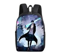 Mochila de anime para niños Solo Leveling, doble compartimento principal, ergonómica y duradera para la escuela y el día a día, Stlye-10, 17Inch