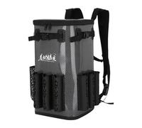 Mochila de aparejos de pesca, bolsa de pesca impermeable, mochila de pesca con soporte para caña, perfecta para largos días de pesca, mantiene todos tus aparejos de pesca y accesorios secos,