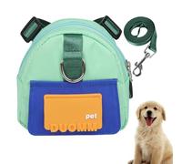 Mochila de arnés para perro con diseño de doble anillo en D, mochila de senderismo para perros, mochila escolar para cachorros, tela de sarga impermeable para samoyedo, golden retriever, mochila para
