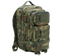 Mochila de asalto mediana Brandit US Táctica Combate Woodland Camo