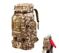 Mochila De Asalto: Mochilas De Caza Grandes De 80 Litros, Cómodas Correas Ergonómicas, Hebillas Resistentes, Múltiples Bolsillos De Almacenamiento, Asas Reforzadas | Paquete Perfecto Para Senderismo,