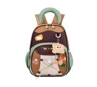 Mochila De Bloques De Color Para Niños, Lindo Diseño De Dibujos Animados, 25x32x12cm, Mochila Para Ninos En Edad Preescolar, Para Niñas De Jardín De Infancia, Uso Versátil, Para Niños, Niñas De