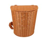 Mochila de cesta de picnic, con tapa, correas de hombro, cesta de playa grande para exteriores, viajes, compras, jardinería, hogar, apartamento, cocina, casa de campo