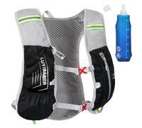 Mochila de chaleco de hidratación para correr, paquete ligero con botella Hydro Flask de 500 ml para senderismo, senderismo, correr, ciclismo, carreras, maratón, para mujeres y hombres