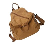 Mochila de color para mujer, estilo japonés, bolsa cruzada de lona para mujer, para ir al trabajo, escuela, gran capacidad, bandolera para mujer, Brown