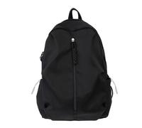 Mochila De Color Sólido Informal para Hombre Y Mujer Americana Bolsillo con Cordón Escolar Nailon Gran Capacidad Uso Diario Mujer