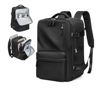 Mochila de compresión al vacío Mochila de compresión al vacío con bomba de vacío, mochila de viaje expandible for hombres y mujeres, bolsa de negocios aprobada por aerolínea, 60L(No vacuum compressio)