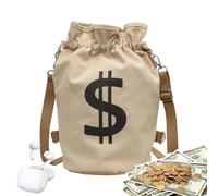 Mochila De Cordón Para Gimnasio | Bolso de Hombro con Estampado de Dólar,Paquete De Almacenamiento De Papelería | para Deportes Gimnasio Fútbol Natación Playa Escuela Entrenamiento Viaje Hombres Niños