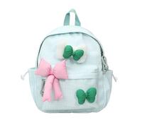 Mochila de cuadros moderna para uso diario diseño elegante con ligera y resistente ideal para toda la familia (Green-B, One Size)