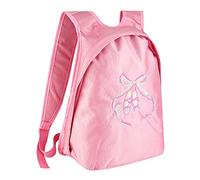 Mochila de Danza de Ballet, Bolsa de Bailarina para niñas con Cremallera Bolsa de Lona de Gimnasia Mochila para niña Decoración de Lentejuelas Accesorios de Ballet para Danza (Zapatos de baile de