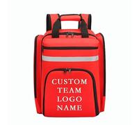 Mochila De Emergencia Impermeable Personalizada con Logotipo Impreso Bolsa De Emergencia Reflectante Mochila Mochila DEA para El Hogar Trabajo La Oficina y La Escuela Red 1,15 Inches