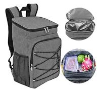 Mochila de Entrega de Alimentos, Mochila Térmica Reutilizable a Prueba de Fugas con Asa, Tela Oxford, Bolsillo Pequeño, Bolsa de Pizza Aislada para Uber Eat Camping Beach