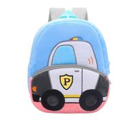 Mochila de felpa con diseño de camión de bomberos, ligera, plegable, 20 cm, mochila de camping de poliéster con cremallera, ideal para viajes al aire libre y mochilas para niñas 12, azul celeste, 26