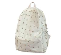 Mochila de flores, diseño de flores grandes para mujeres - bolso de para la portátil para la computadora portátil billetera de la billetera de agua del libro del libro de papelería de papelería