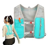 Mochila de Genérico - Chaleco de Ultraligero con Bolsa de Agua de 5L, Malla Transpirable, Correas Ajustables y Tubo de Incluido | Ideal para maratones, Ciclismo, ca