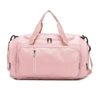 Mochila de Gimnasio con Compartimento for Zapatos, petate Deportivo for el Fin de Semana, seco, húmedo, Separado for Viajes de natación y Yoga(Rose)