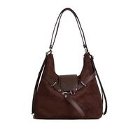 Mochila de gran capacidad con correas ajustables, bolsos de mano de ante sintético, modernos bolsos de hombro para escuela, trabajo, compras, viajes, uso diario, café, 300*100*300mm