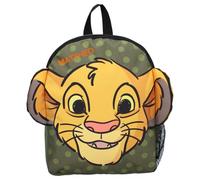 Mochila de guardería con motivo del Rey León y Simba de Disney [personalizable], mochila pequeña para niños, de ocio, para niñas, con 2 compartimentos