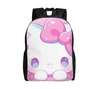 Mochila de Hello Kitty, mochila de viaje para computadora portátil, mochila escolar resistente al agua