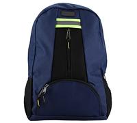 Mochila de Herramientas, Bolsa Portaherramientas Herramientas Mochila-Oxford Tela Correa Ajustable Doble Cremallera Gran Capacidad Multibolsillos para Hombro Electricistas Carpintería [Azul]