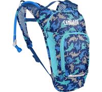 Mochila de hidrataci n CamelBak Mini MULE para ni os, ideal para senderismo y ciclismo, 1,4 l (50 oz), color tibur n