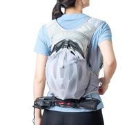 Mochila de hidratación, bolsa ligera reflectante para beber, con correa de hombro transpirable ajustable para correr, chaleco de hidratación para senderismo, correr, senderismo, montaña, correr