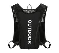 Mochila de hidratación - Chaleco ligero con almacenamiento de agua | Diseño transpirable, cinturón de pecho ajustable, equipo deportivo para senderismo de larga distancia