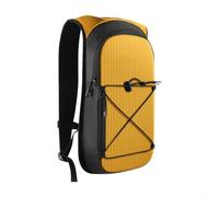 Mochila de hidratación de 7 L con 1 depósito de 5 litros para caminatas de día y diversión al aire libre (naranja)