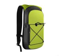 Mochila de hidratación de 7 litros con 1 depósito de 5 litros para caminatas de día y diversión al aire libre (verde)