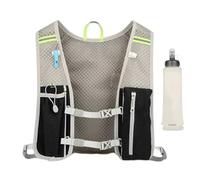 Mochila De Hidratación para Senderismo - Bolso Hidratante,Depósito Reflectante con Correas Ajustables y Botella Blando de 0.5L para Senderismo Viajes Gimnasio Carrera Ciclismo Exterior