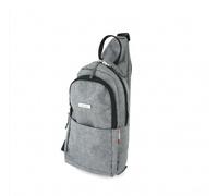Mochila de hombre con una correa, gris