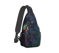 Mochila de hombro con correa para mujeres y hombres, mochila de viaje antirrobo multiusos, bolsa de camping al aire libre, mochila táctica, astronauta, espacio, trippy, galaxia, planeta, colorido, m