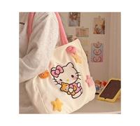 Mochila de hombro con pentagrama de gran capacidad de Hello Kitty de Sanrio para niñas