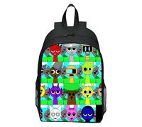 Mochila de juegos Sprunkle de 12 y 16 pulgadas, para niños, guardería, escuela primaria, ligera, para laptop, A10., Mini