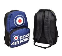 Mochila de la Fuerza Aérea Británica de la RAF Royal Air Force de 20 L, con logotipo impreso, azul/negro, M