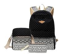 Mochila de lectura para estudiantes, mochila de mano, bolsa para bolígrafos, juego de tres juegos para 4 personas, tienda de campaña ligera, Negro, Talla única