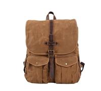 Mochila de lona for hombre, mochila vintage de trekking, mochila clásica de lona encerada, mochila pequeña for hombre, mochila de lona elegante, mochila duradera for la escuela, mochila de lona for ex