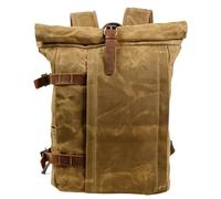 Mochila de lona for hombre, mochila vintage de trekking, mochila clásica de lona encerada, mochila pequeña for hombre, mochila de lona elegante, mochila duradera for la escuela, mochila de lona for ex