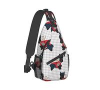 Mochila de moda, bolso, perro escocés con gaitas, paquete de pecho de arte, bolsos cruzados, mochila de herramientas, bolsas de gimnasio, mochila de día, mochila al aire libre para hombre, mujer y m