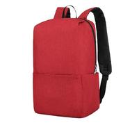Mochila de moda para mujer, diseño multiusos, con prevención de salpicaduras de agua, multifuncional, gran capacidad y ligera, mochila pequeña con una correa, rosso, Talla única