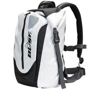 Mochila de moto impermeable 30 litros blanca